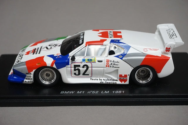 1:43 SPARK S1583 BMW M1 Le Mans 1981 #52