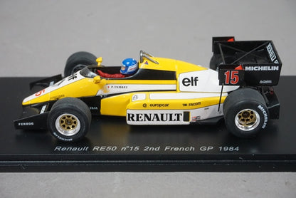 1:43 SPARK S1708 Renault RE50 French GP 1984 #15 Patrick Tambay