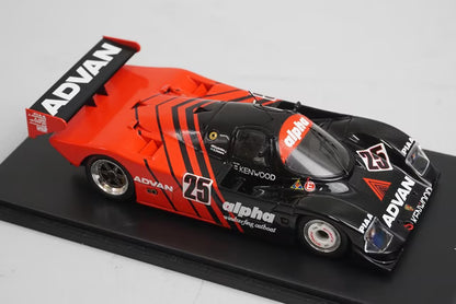 1:43 SPARK KBS054 Porsche 962C SUZUKA 1000km 1989 #25