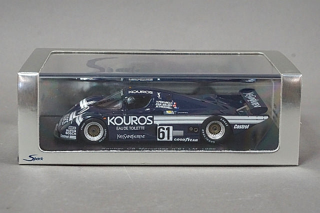 1:43 SPARK S1259 Sauber C8 Mercedes Le Mans 1986 #61 model car