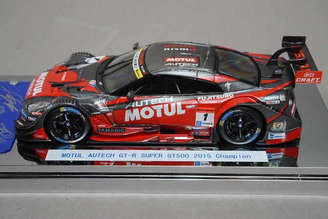 1:43 EBBRO 45350 MOTUL AUTECH GT-R SUPER GT500 2015 Champion Car #1 model car