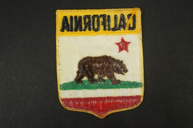 Patch CALIFORNIA without hook and loop