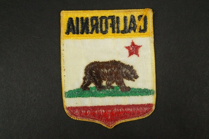 Patch CALIFORNIA without hook and loop