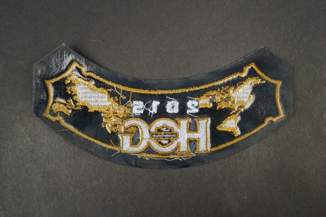 Patch Harley-Davidson Owners Group HOG 2015 World Map without hook and loop