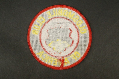 Patch OLDSMOBILE CLUB Oldsmobile Club America without hook and loop