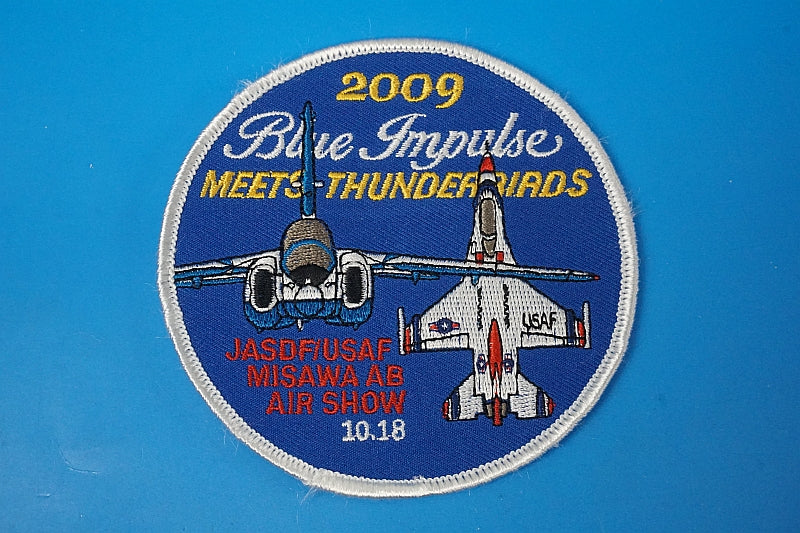 Patch JASDF Thunderbirds & Blue Impulse 2009.10.18 Misawa A.B. without hook and loop