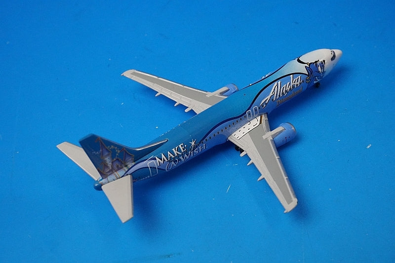 1:400 B737-400 Alaska MAKE A WISH Disneyland N706AS GJASA748 Gemini airplane model