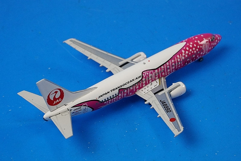 1:400 B737-400 JTA Whale Jet No. 2 Sakura Whale Jet JA8992 10985 Phoenix airplane model