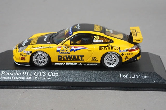 1:43 MINICHAMPS 400036220 Porsche 911 GT3 Cup Carrera Cup 2003 #20