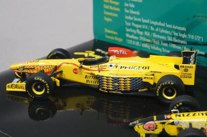 1:43 MINICHAMPS 402109798 Jordan Set 4/5 197 Peugeot 1997 / 198 Mugen Honda 1998