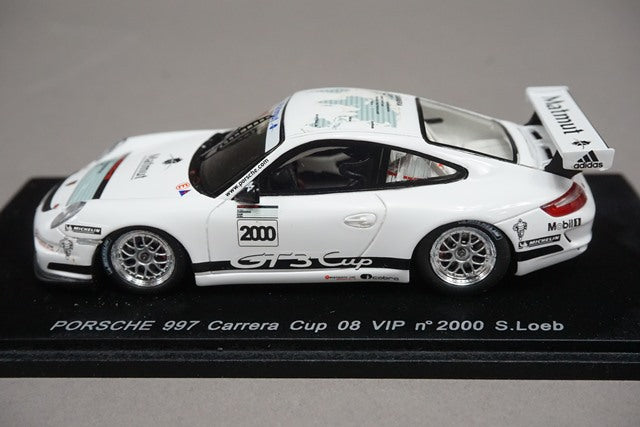 1:43 SPARK MX019 Porsche 997 Carrera Cup VIP 2008 #2000