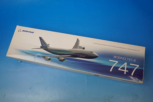 1:200 B747-8 Boeing House Color *Registration Number Not Assigned Hogan airplane model
