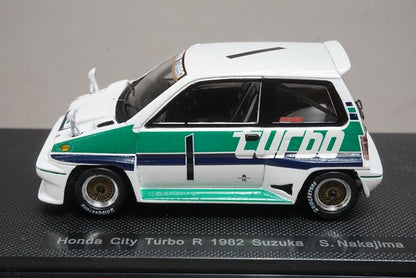 1:43 EBBRO 44469 Honda City Turbo R Suzuka 1982 #1