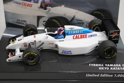1:43 MINICHAMPS 413940003 Eurosport Tyrrell Yamaha 022 1994 #3 Ukyo Katayama model car
