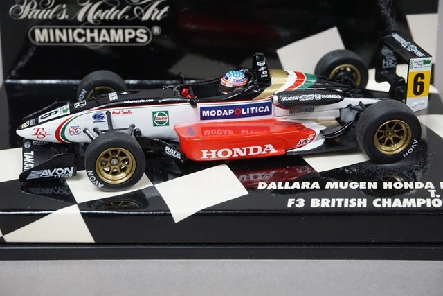 1:43 MINICHAMPS 400010306 Dallara Mugen Honda F301 2001 Champion T.Sato F3 2001 #9 model car