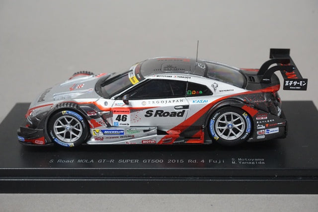 1:43 EBBRO 45279 S Road MOLA GT-R Super GT500 Rd.4 FUJI 2015 #46 model car