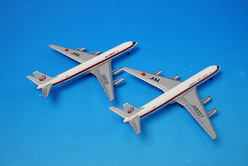 1:400 DC-8-62 JAL Old Tsurumaru Paint & JAL Cargo JA8036 JA8037 2004-002 Big Bird airplane model