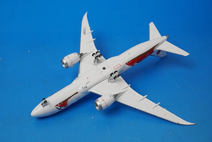 1:400 B787-8 Tokyo Olympic torch transport aircraft FLAP UP JA837J JC Wings airplane model