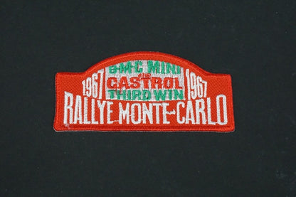 Patch CASTROL Rallye Monte Carlo without hook and loop