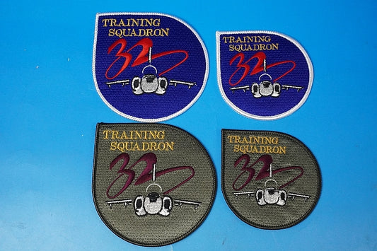 Patch JASDF 32nd Training Squadron Hamamatsu Base High Visibility Low Visibility 2 pieces, large and small, total of 4 pieces set, without hook and loop