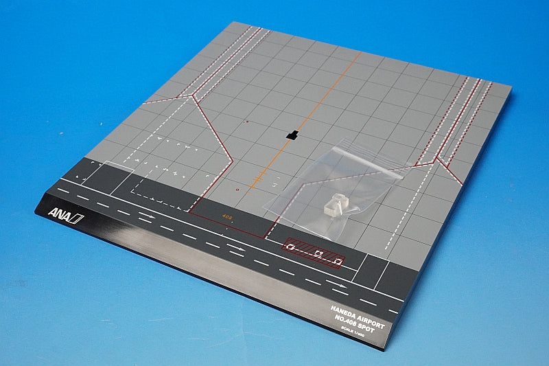 1:400 Ground support vehicle 17-piece set Aohaneda Airport No.408 spot display with base plate GSE40075 ANA