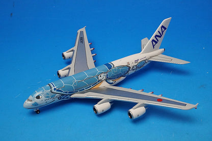 1:500 A380-841 ANA FLYING HONU ANA Blue JA381A NH50063 ANA airplane model