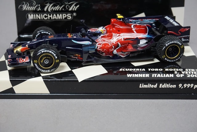 1:43 MINICHAMPS 400080115 Scuderia Toro Rosso STR3 ITALIA GP 2008 S.Vettel #15