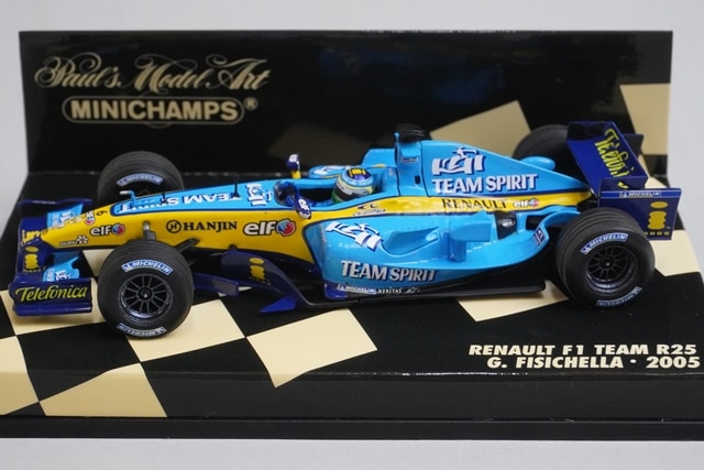 1:43 MINICHAMPS 400050006 Renault F1 Team R25 2005 #6 G. Fisichella model car