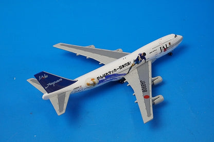 1:500 B747-400 JAL Go Japan National Soccer Team JA8908 4801 NET Models airplane model
