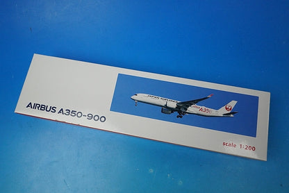1:200 A350-900 JAL No 1 Red A350 logo JA01XJ BJQ2043 JALUX airplane model