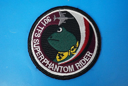 Patch JASDF 301 TFS Super Phantom Rider Frog High visibility with hook and loop