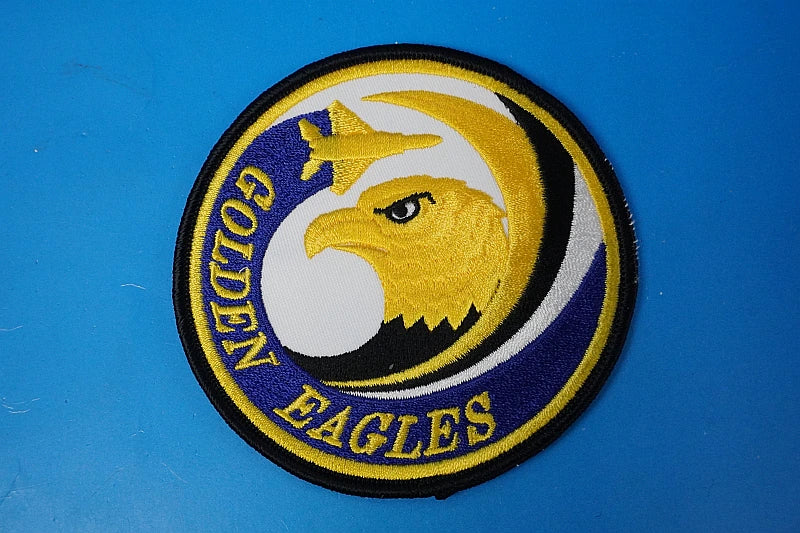 Patch JASDF Air Self-Defense Force F-15 306th Squadron Golden Eagles Komatsu Air Base No Velcro