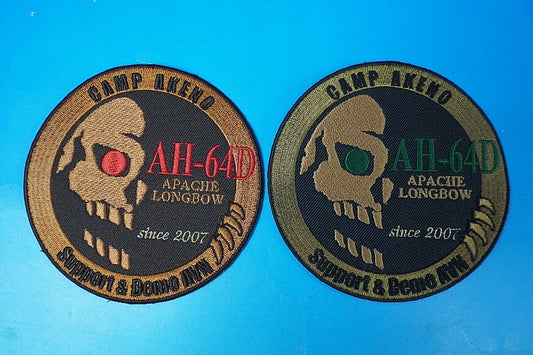 Patch JGSDF AH-64D Apache Longbow Low Visibility Akeno Camp without hook and loop