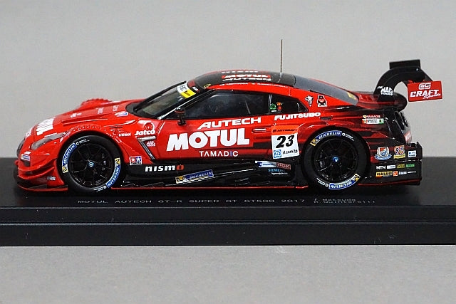 1:43 EBBRO 45510 Nissan MOTUL AUTECH GT-R Super GT GT500 2017 #23 model car