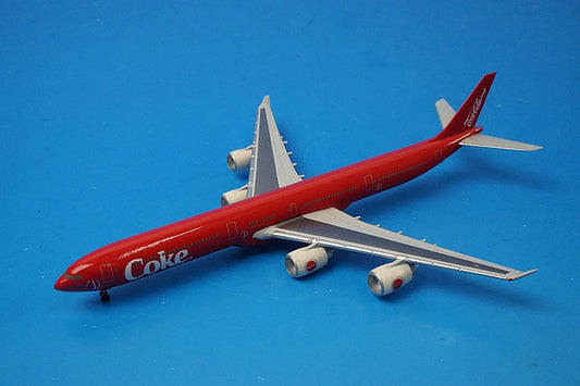 1:500 A340-600 Coca-Cola *No Aircraft Registration LC25002 Herpa