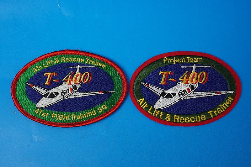 Patch JASDF T-400, 41st Training Squadron, Miho Air Base—Set of 2 With and Without Velcro