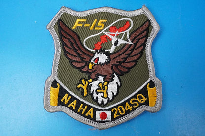 Patch JASDF 7th Wing 204th Squadron F-15 Hyakuri Air Base with hook and loop