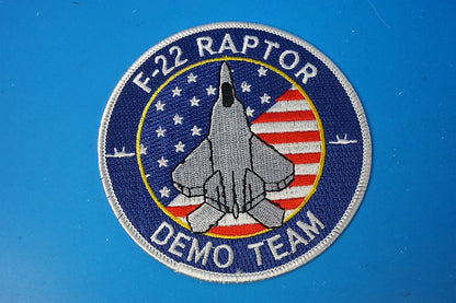 Patch USAF F-22 RAPTOR Demonstration Team without hook and loop