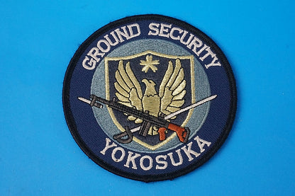 Patch JMSDF Ground Security Kannonzaki Gun Battery Group YOKOSUKA Low Visibility with hook and loop