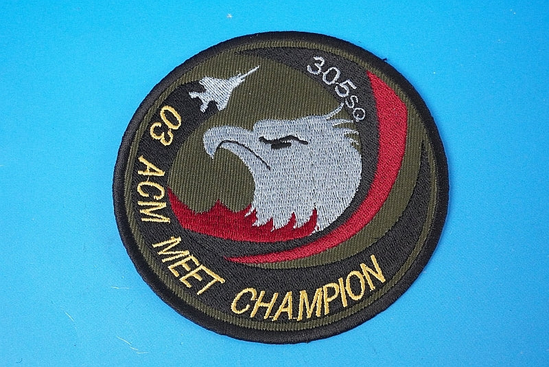 Patch JASDF 305SQ Eagle ACM MEET War Race 2003 Champion without hook and loop