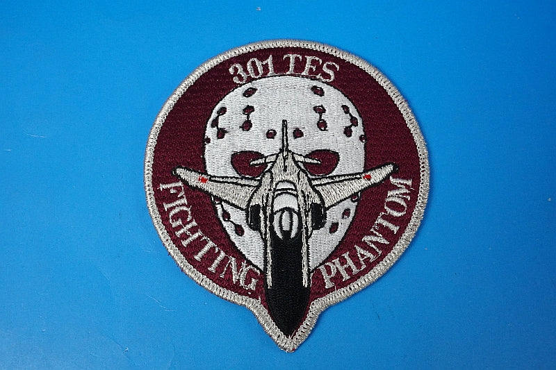 Patch JASDF 301TFS FIGHTING PHANTOM High Visibility Red without hook and loop