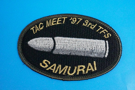 Patch JASDF 3rd TFS TAC MEET '97 SAMURAI Low Visibility without hook and loof