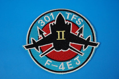 Patch JASDF F-4EJ Kai Phantom II 301TFS Nyutabaru Air Base high visibility without hook and loop