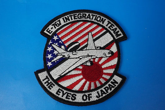 Patch JASDF E-767 AWACS INTEGRATION TEAM THE EYES OF JAPAN with hook and loop