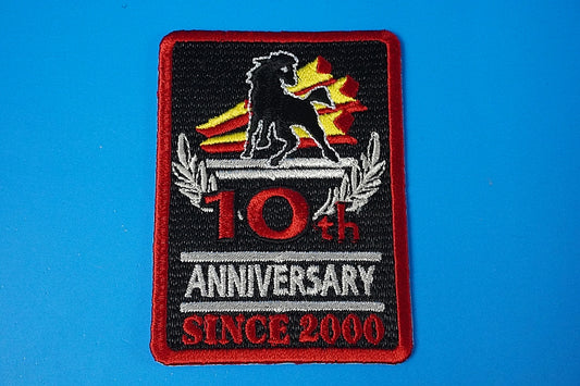 Patch JASDF 23rd WINGS 10th ANNIVERSARY SINCE 2000 Nyutabaru A.B. Rectangle without hook and loop