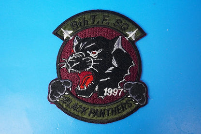Patch JASDF 8th Squadron “Black Panther” 1997 Chikuho Air Base HD No Velcro