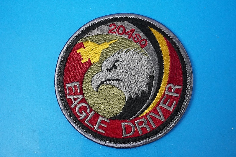 Patch JASDF 204SQ Eagle Driver Gray low visibility without hook and loop