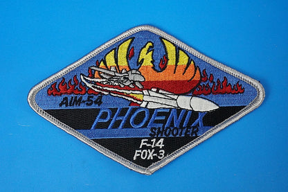 Patch USN AIM-54 PHOENIX SHOOTER F-14 FOX-3 without hook and loop