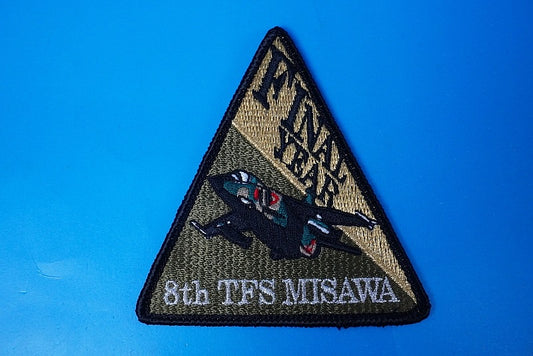 Patch JASDF 8TFS Final Year Misawa Triangle without hook and loop