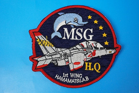 Patch JASDF T-4 Red Dolphin 1st Wing Hamamatsu AB without hook and loop